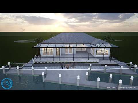 Flinn Residence 3D landscape design walkthrough