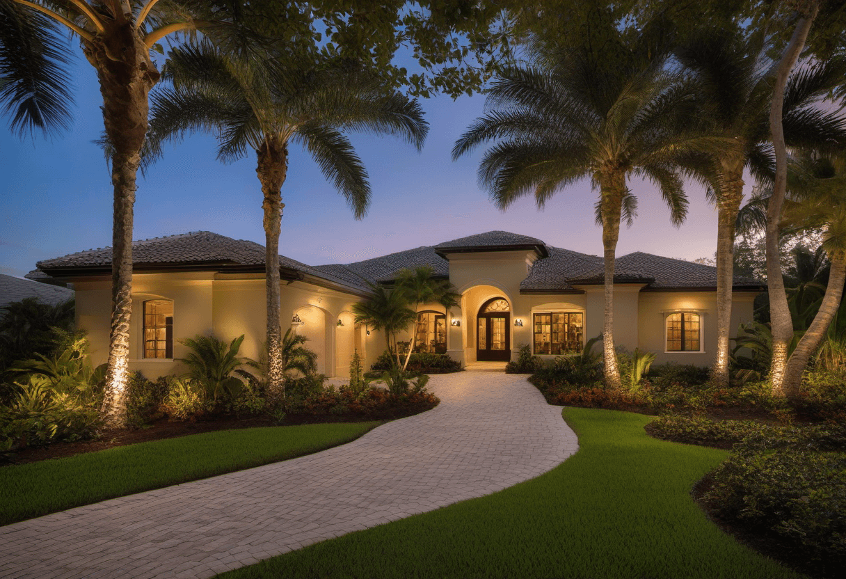 Landscape Design for New Construction Homes in Naples, FL