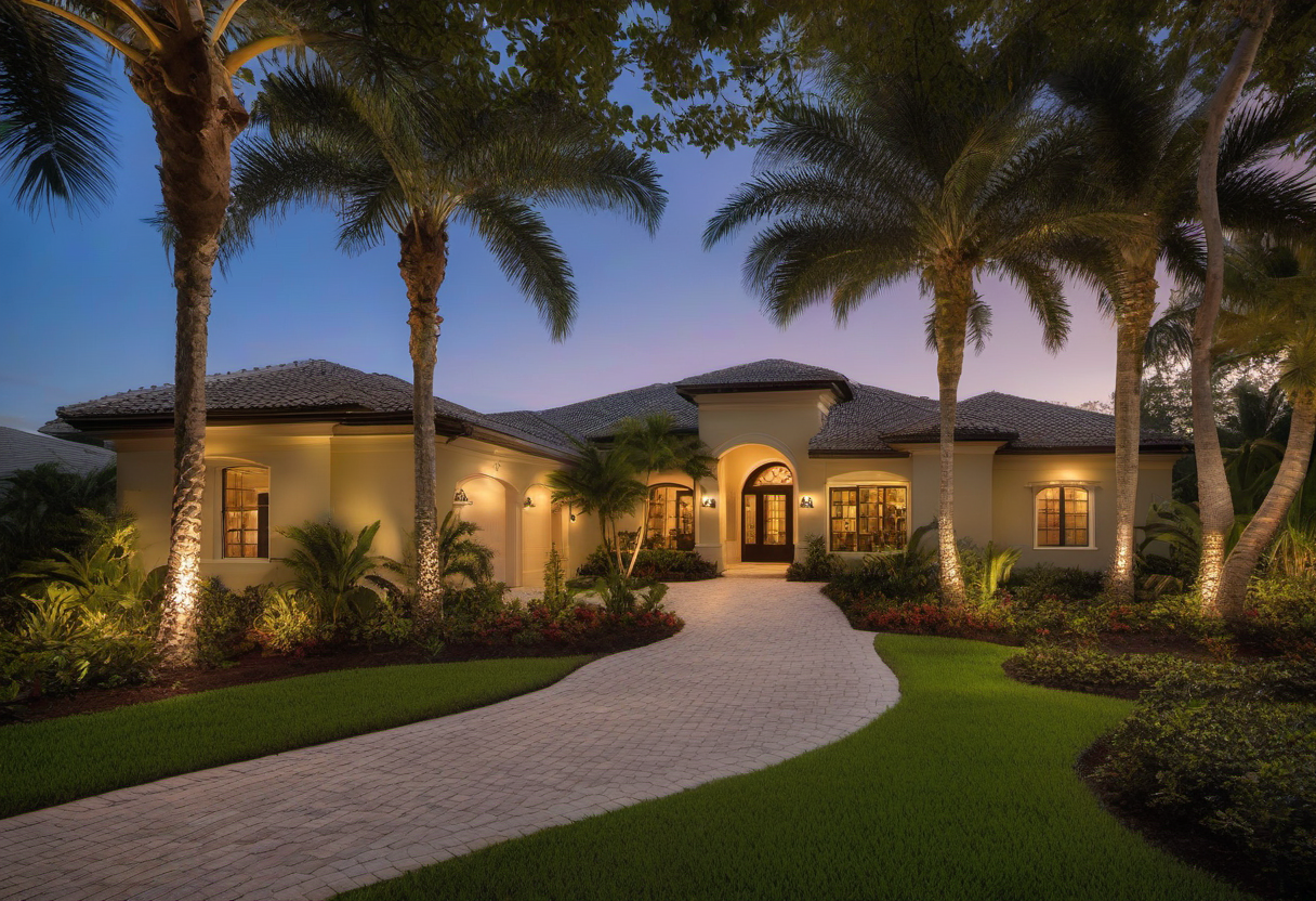Landscape Design for New Construction Homes in Naples, FL
